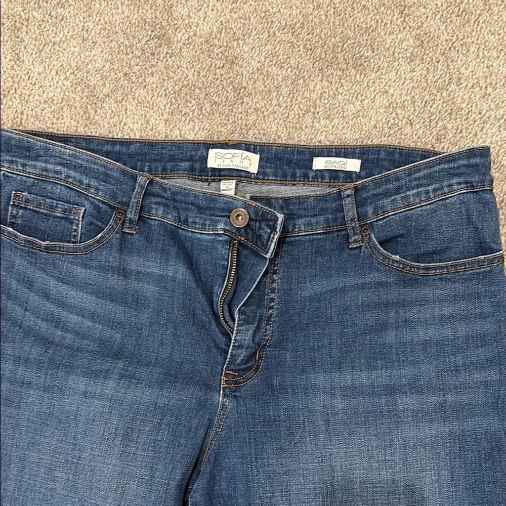 Sofia Jeans Classic Blue Denim Jeans - Picture 2 of 6